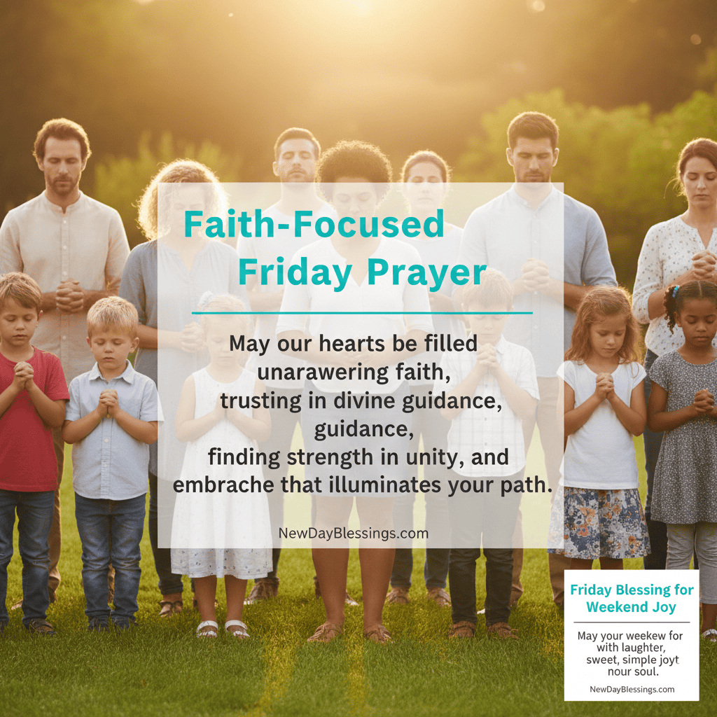 Faith-Focused Friday Prayers