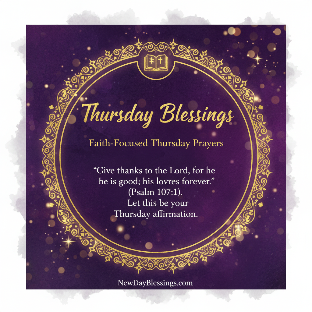 For Thursday Prayers