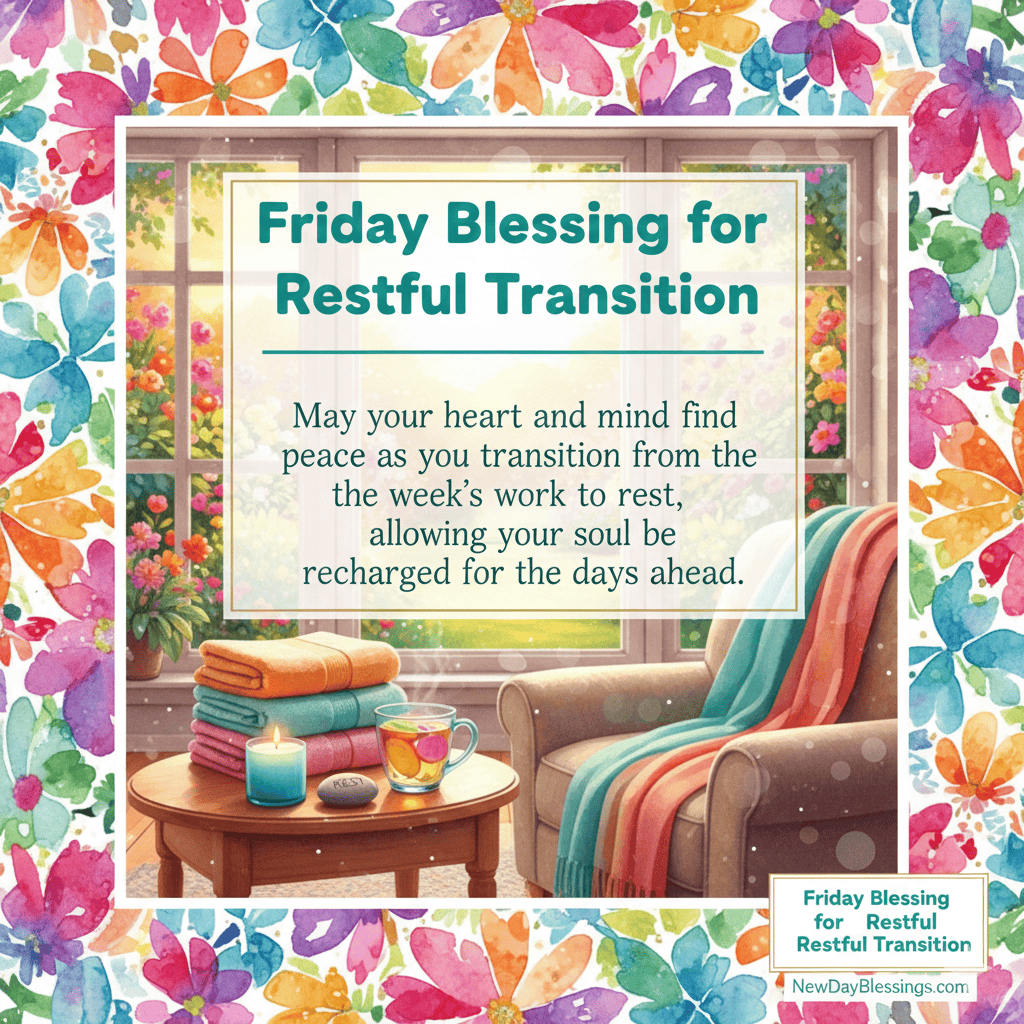 Friday Blessings for Restful Transition