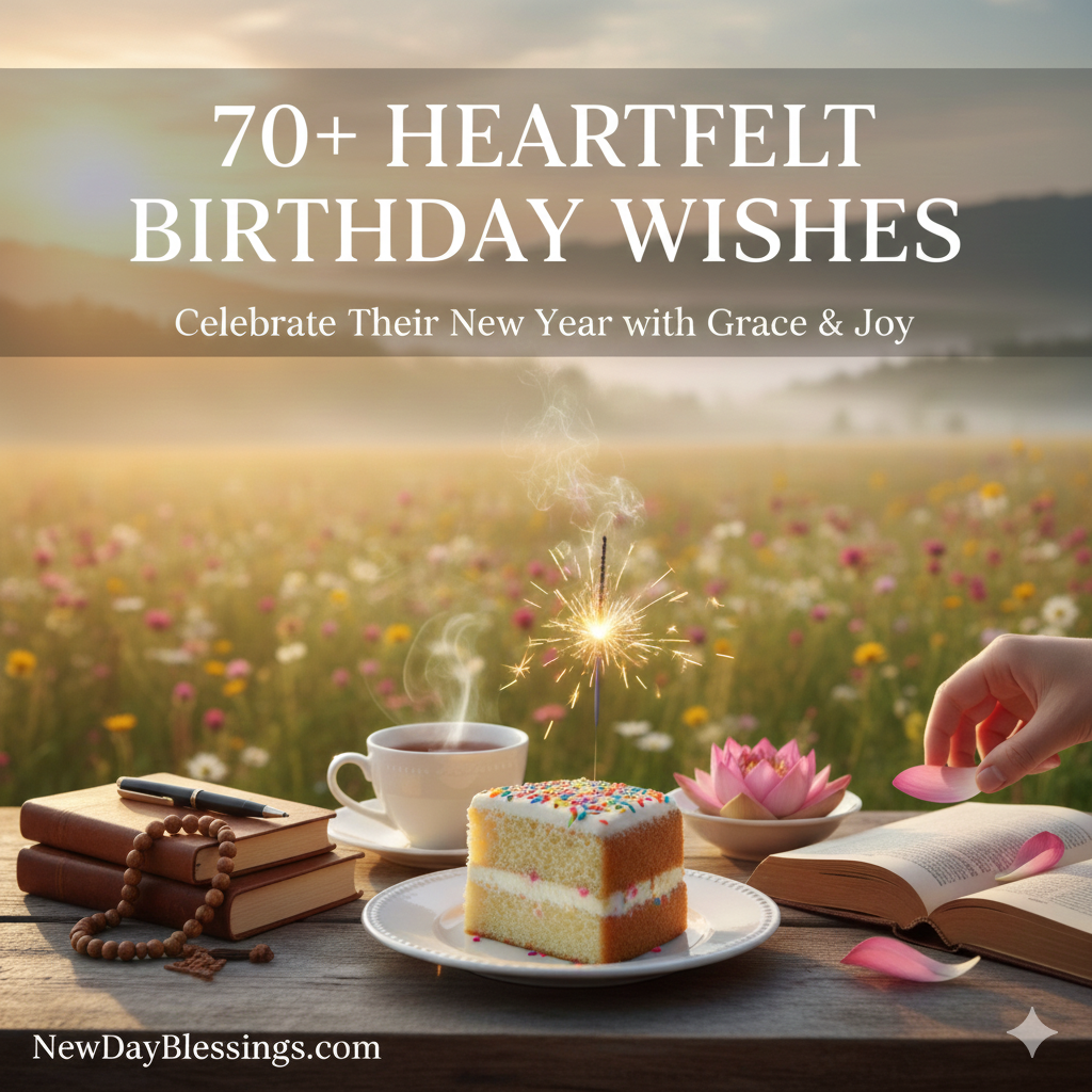 70+ birthday blessing for loved ones