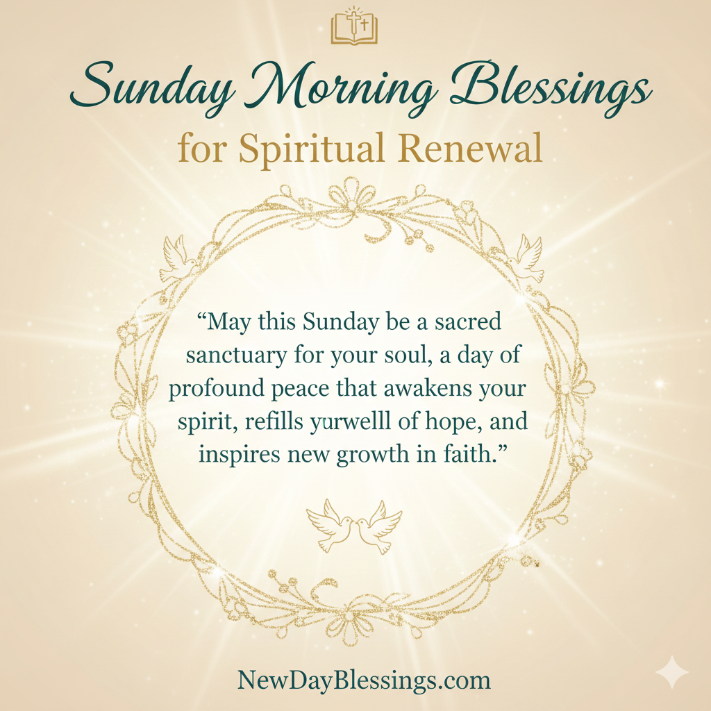 Sunday Blessings for Spiritual Renewal
