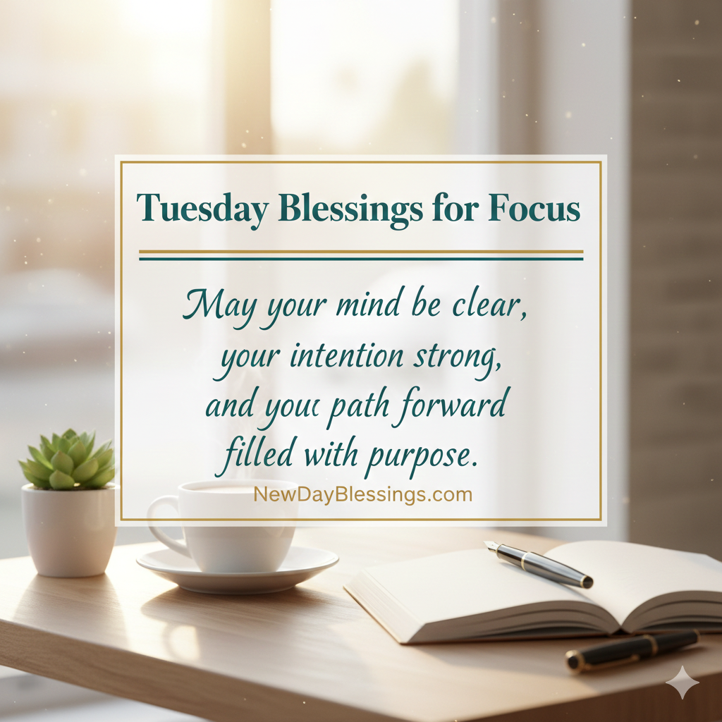 Tuesday Blessings for Focus Tuesday Blessings for Focus