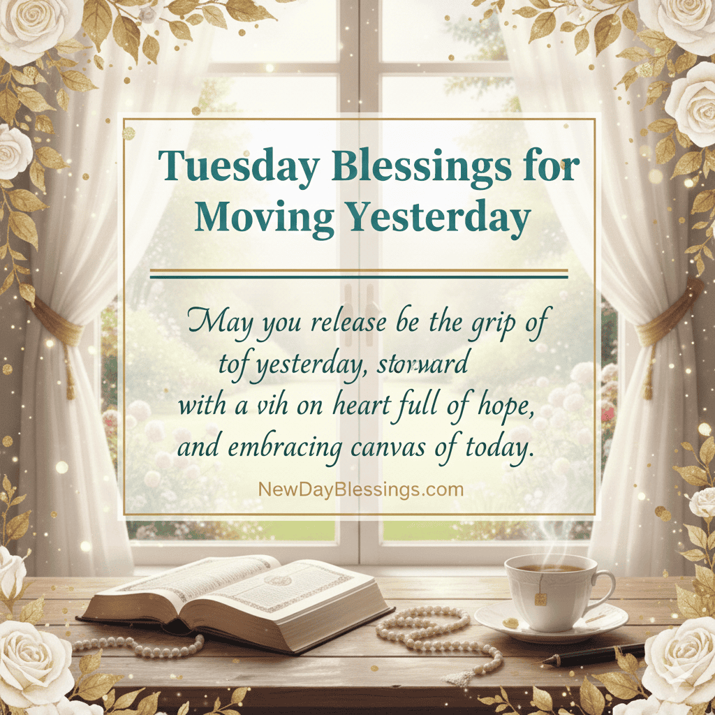 Tuesday Blessings for Moving Yesterday