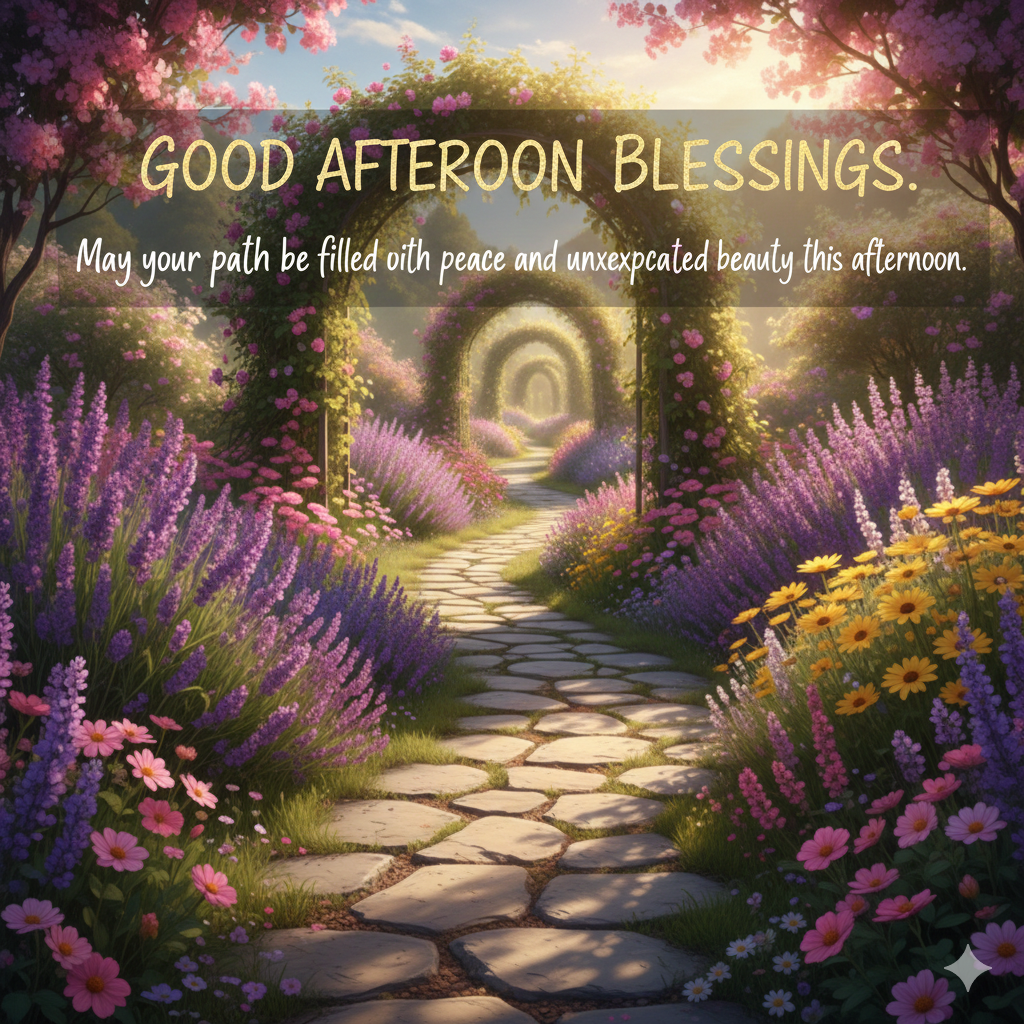 Beautiful Good Afternoon Blessings