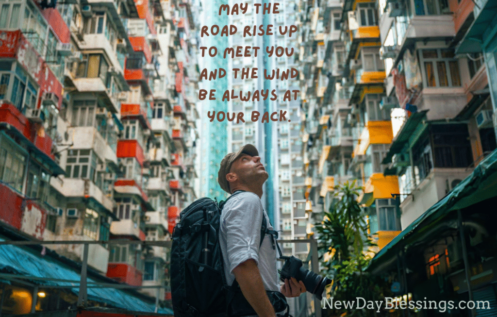 Travel Blessings Image for a Safe Journey