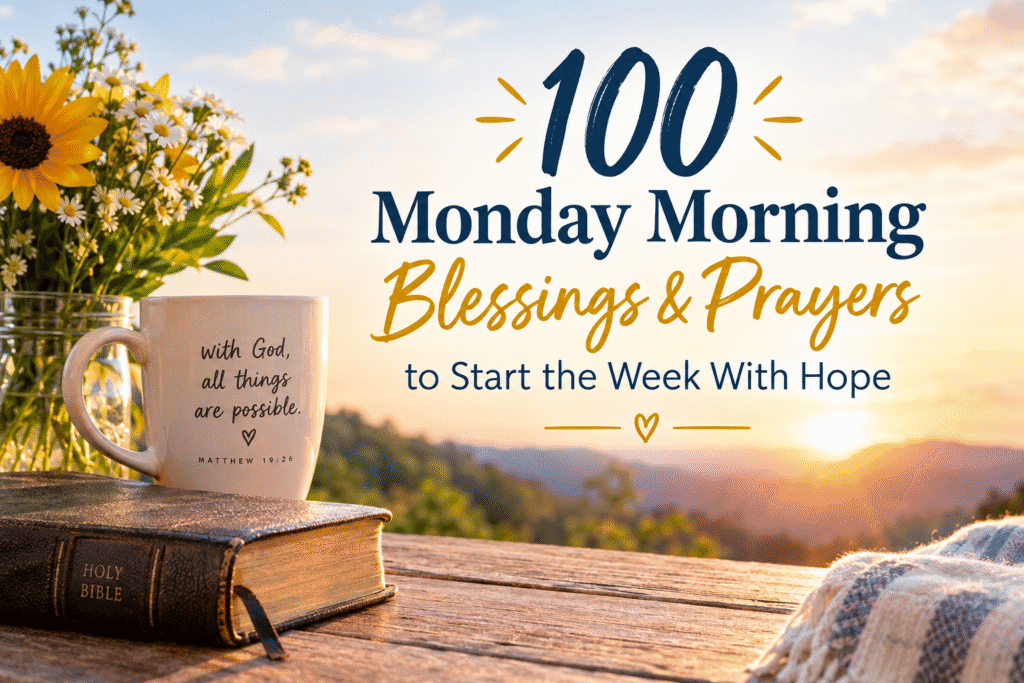 Monday Morning Prayers